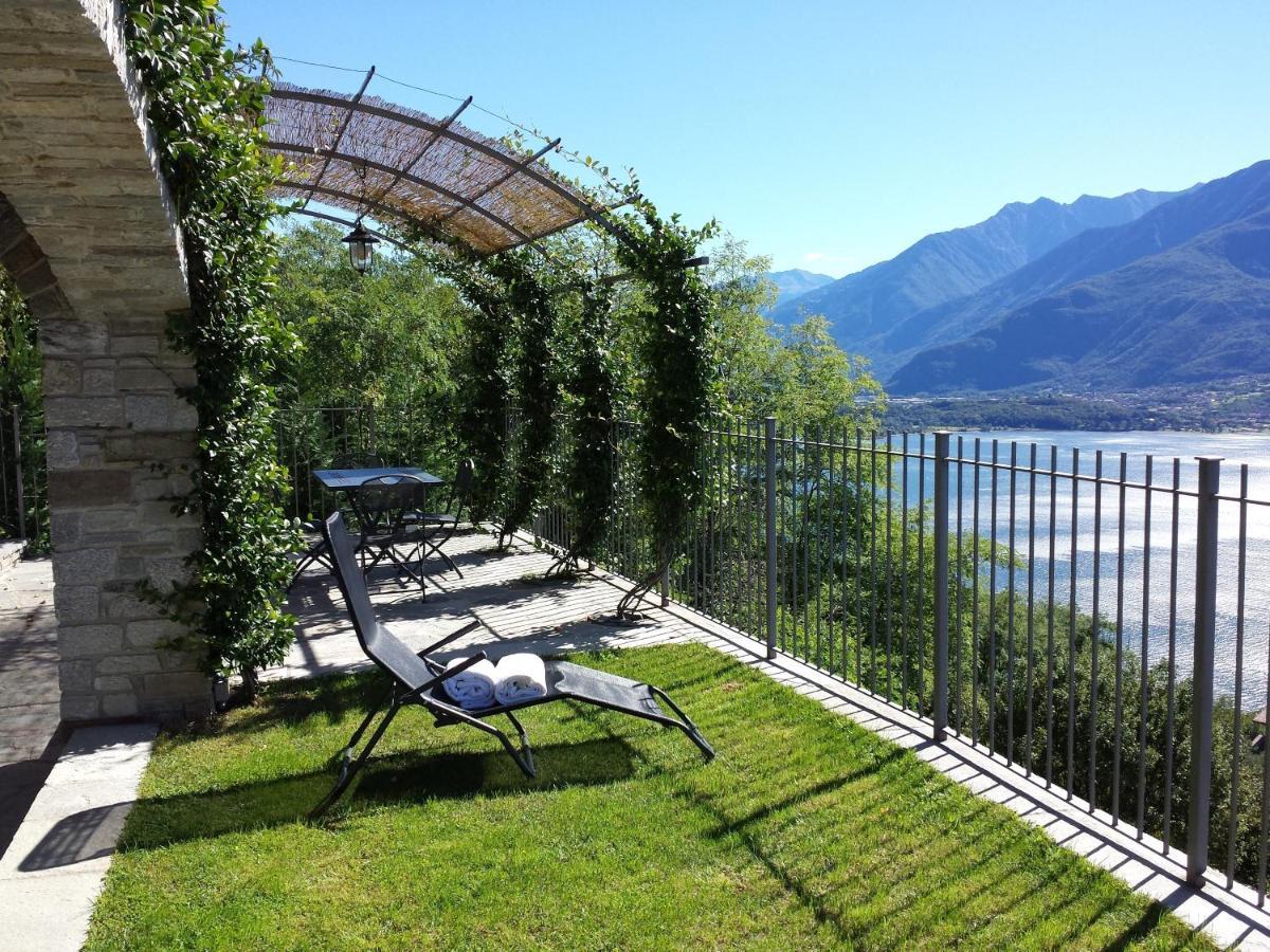 Villa Valuri Vista Magnifica Sul Lago Di Como Appartamento Piano Terra Vercana Zewnętrze zdjęcie