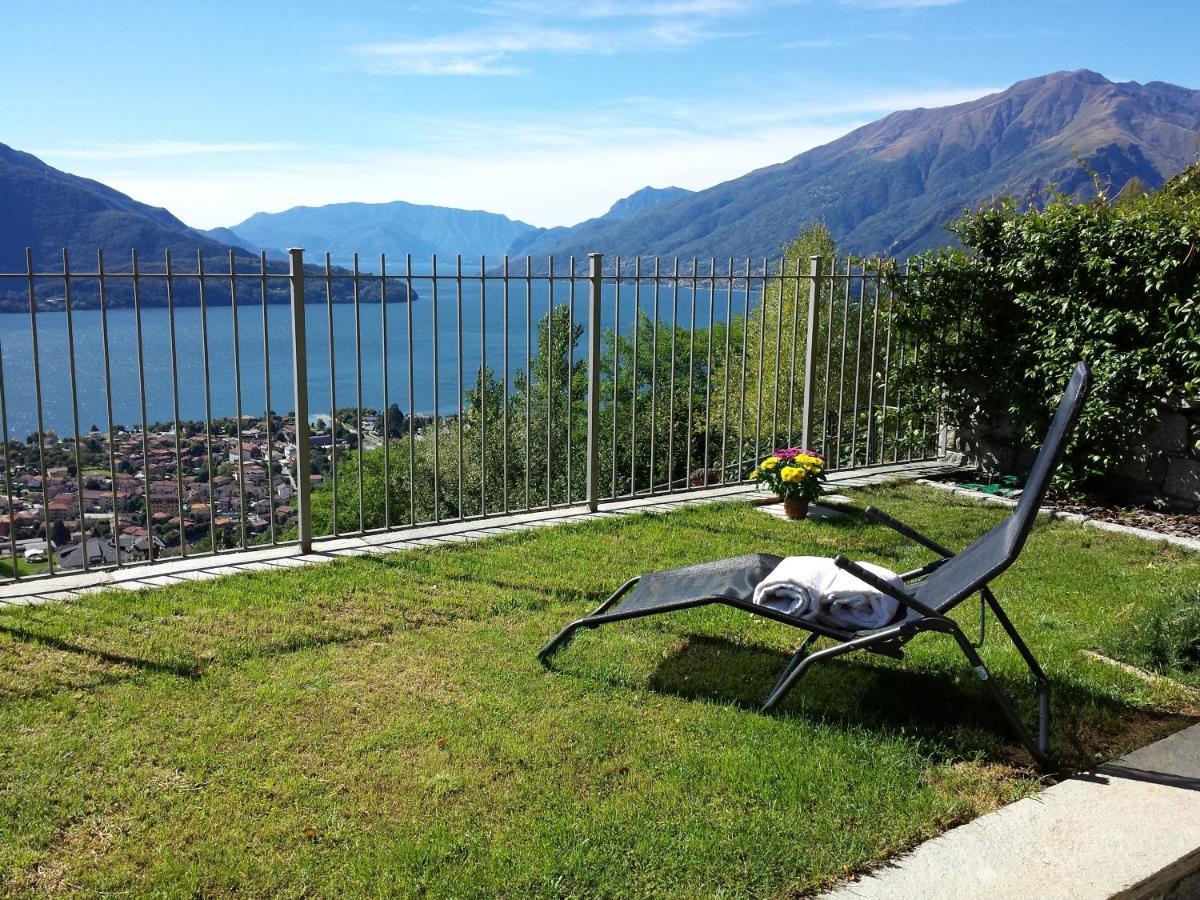 Villa Valuri Vista Magnifica Sul Lago Di Como Appartamento Piano Terra Vercana Zewnętrze zdjęcie